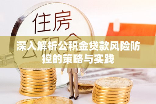 穆棱深入解析公积金贷款风险防控的策略与实践