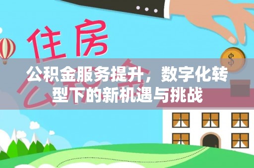 穆棱公积金服务提升，数字化转型下的新机遇与挑战