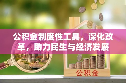穆棱公积金制度性工具，深化改革，助力民生与经济发展