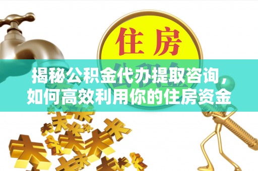 穆棱揭秘公积金代办提取咨询，如何高效利用你的住房资金