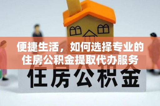 穆棱便捷生活，如何选择专业的住房公积金提取代办服务