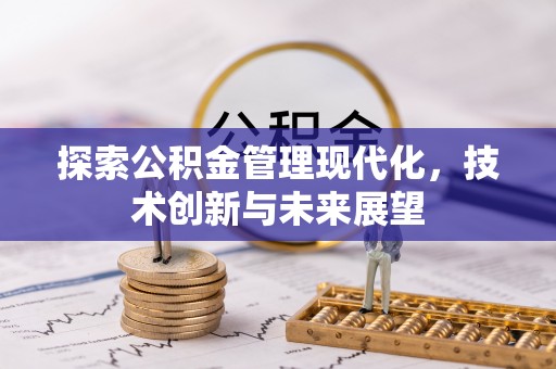 穆棱探索公积金管理现代化，技术创新与未来展望