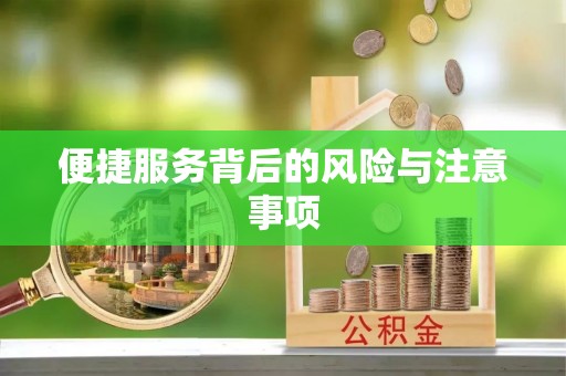 穆棱便捷服务背后的风险与注意事项